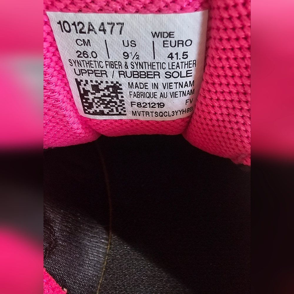 ASICS Women's Black and Pink Athletic Shoes - Picture 4 of 5